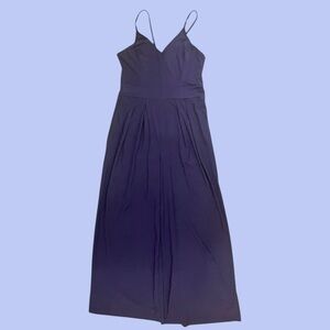 Halara Breezeful Backless Wide Leg Jumpsuit Navy / Petite Large / Like New